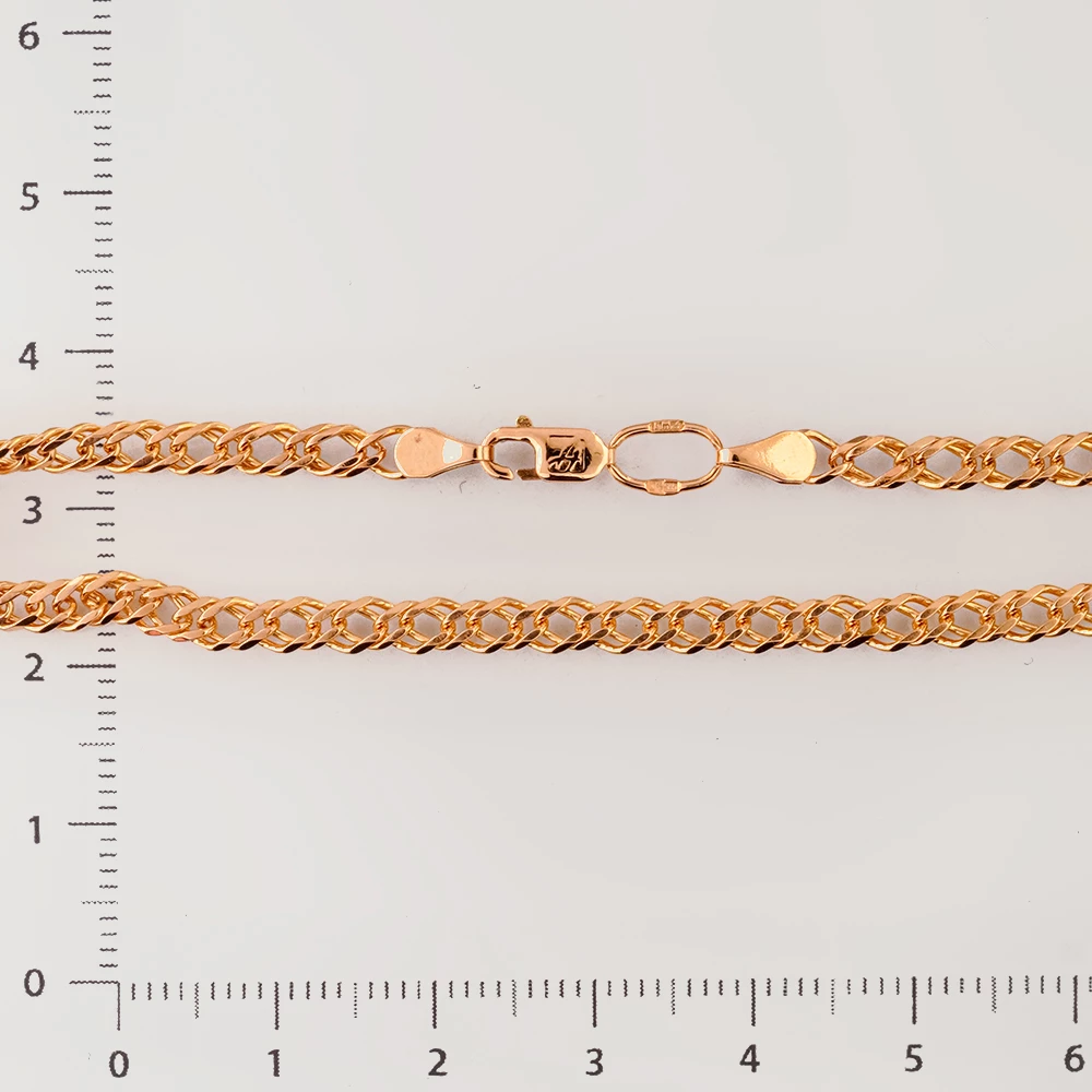 Браслет из красного золота 585 пробы