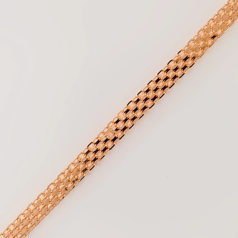 Браслет из красного золота 585 пробы