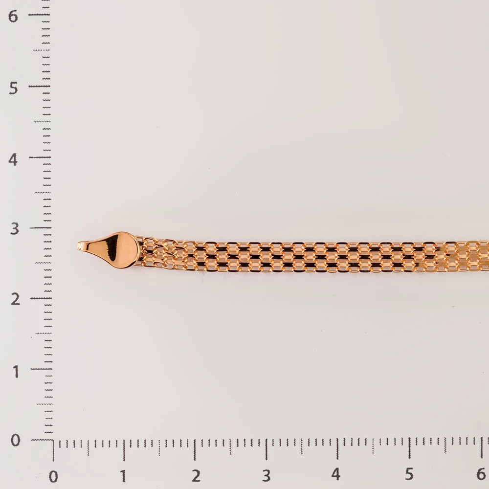 Браслет из красного золота 585 пробы