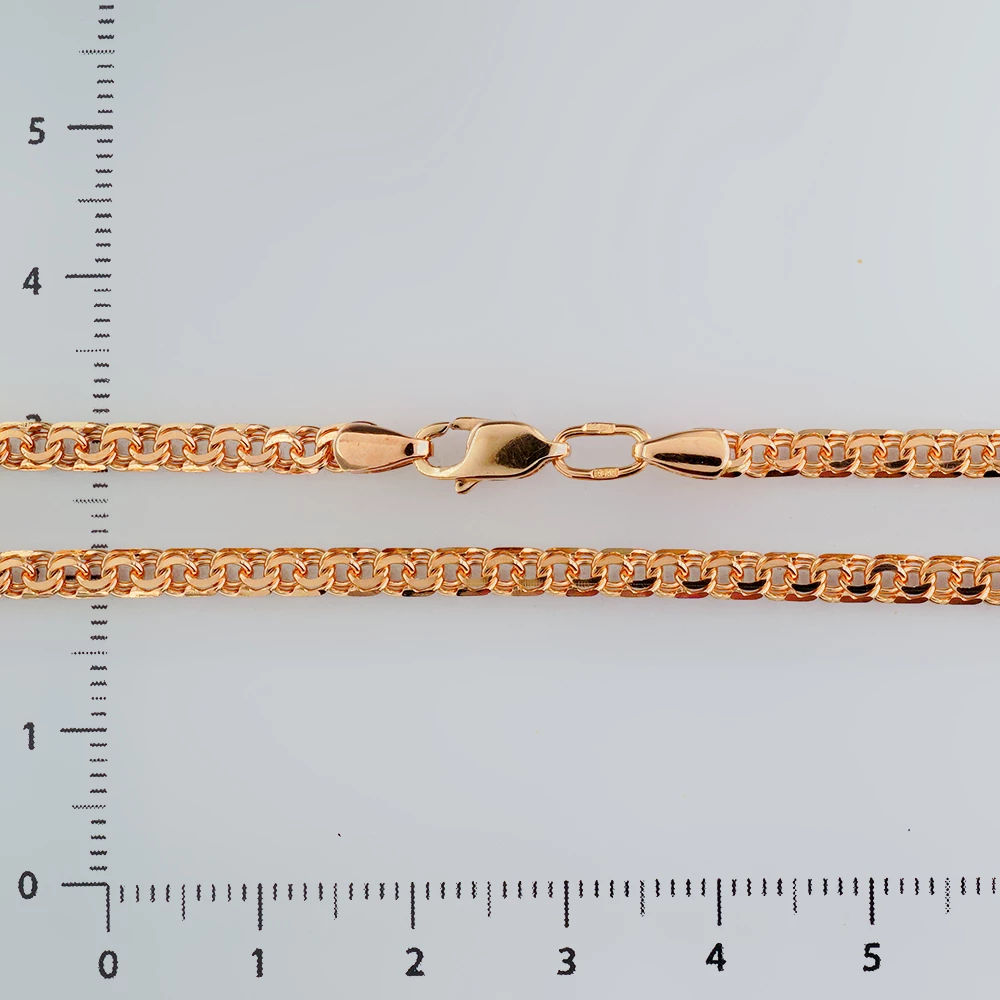 Браслет из красного золота 585 пробы