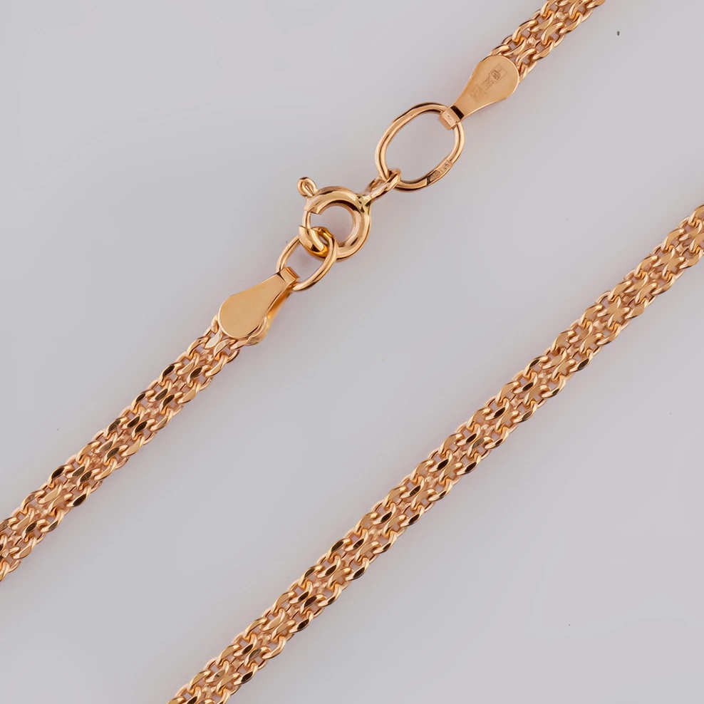 Браслет из красного золота 585 пробы