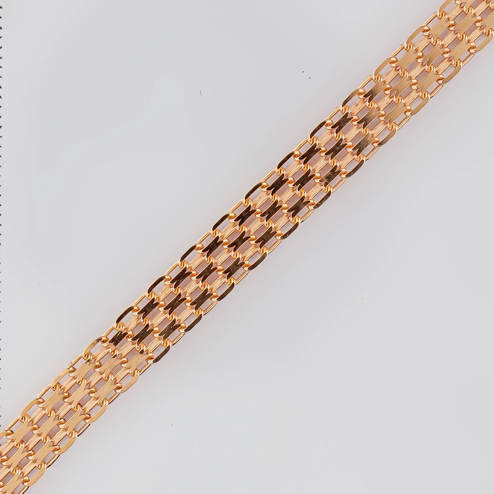 Браслет из красного золота 585 пробы