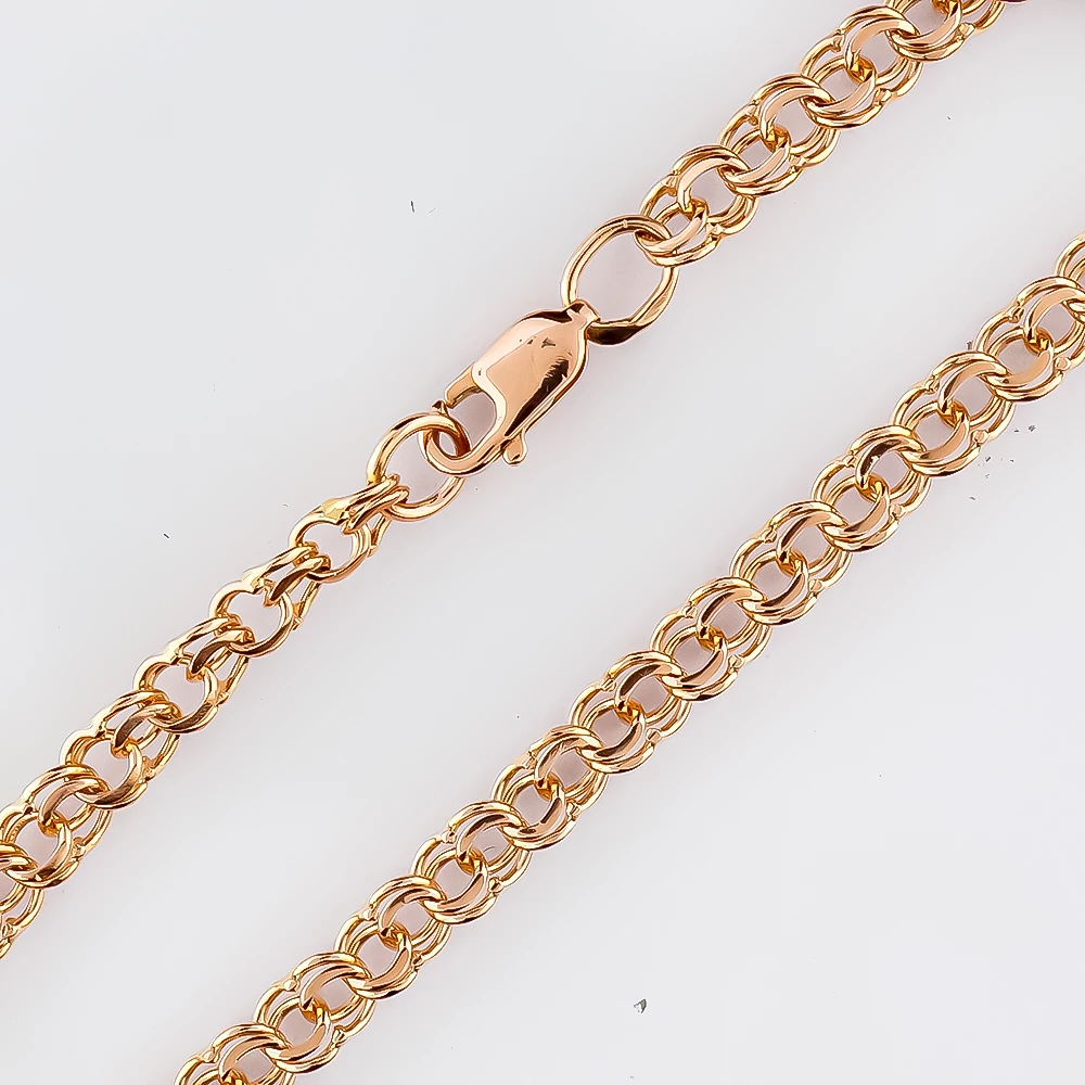 Браслет из красного золота 585 пробы