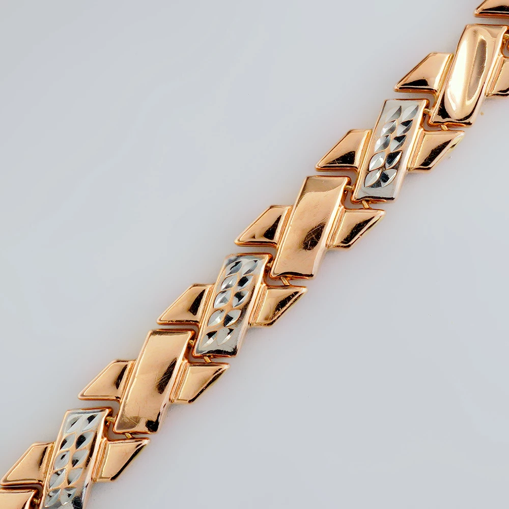 Браслет из красного золота 585 пробы