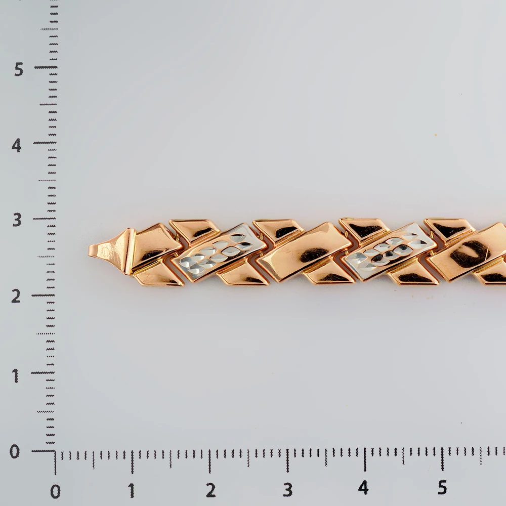 Браслет из красного золота 585 пробы