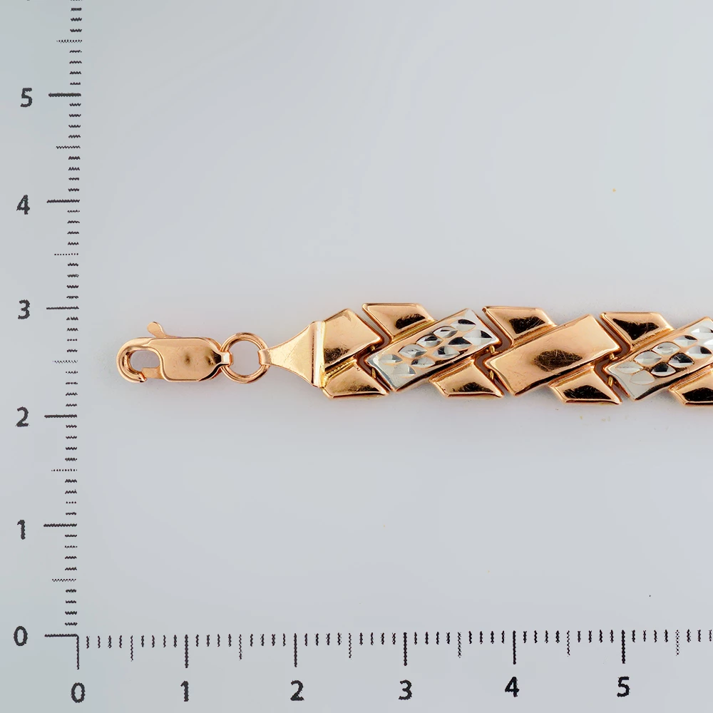 Браслет из красного золота 585 пробы