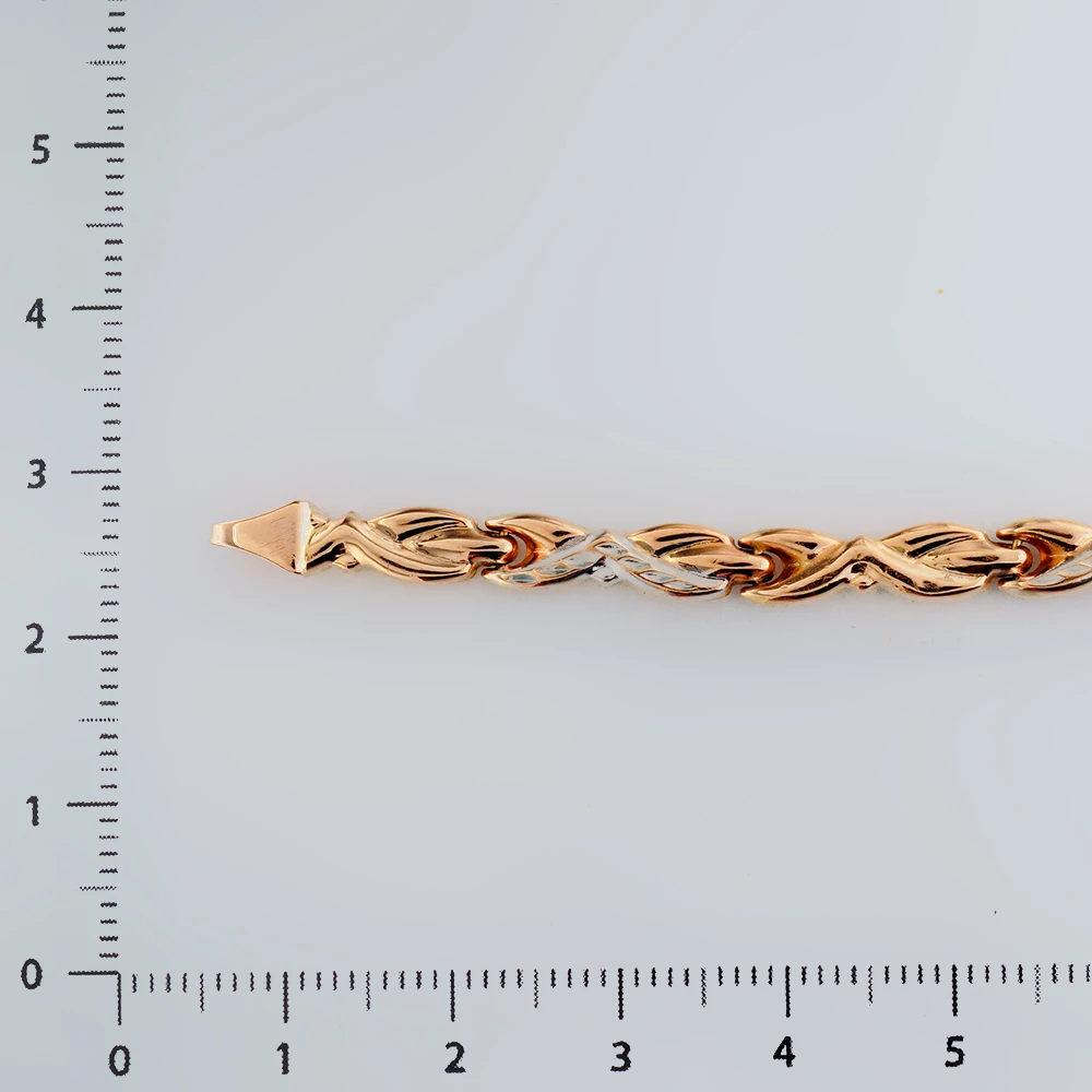 Браслет из красного золота 585 пробы