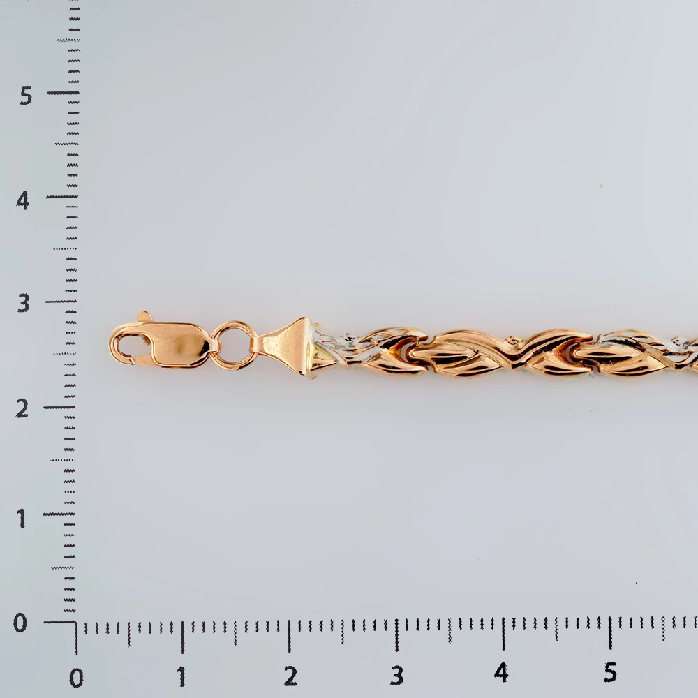 Браслет из красного золота 585 пробы