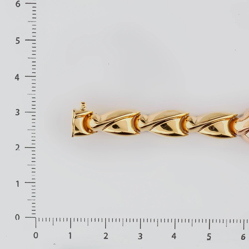 Браслет из желтого золота 585 пробы
