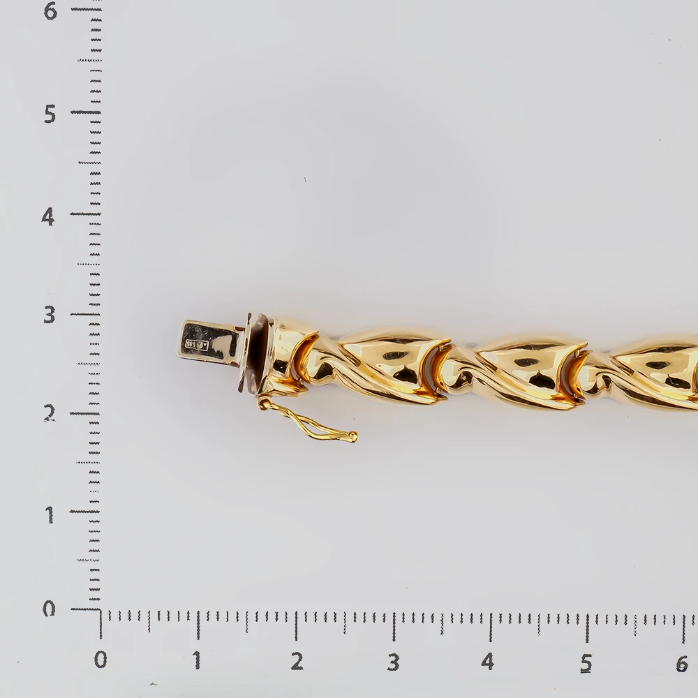 Браслет из желтого золота 585 пробы