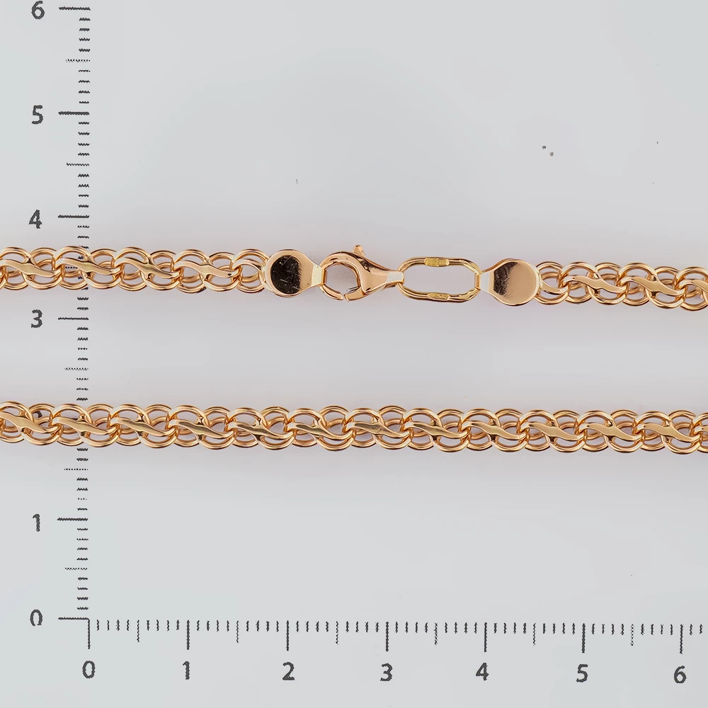 Браслет из красного золота 585 пробы