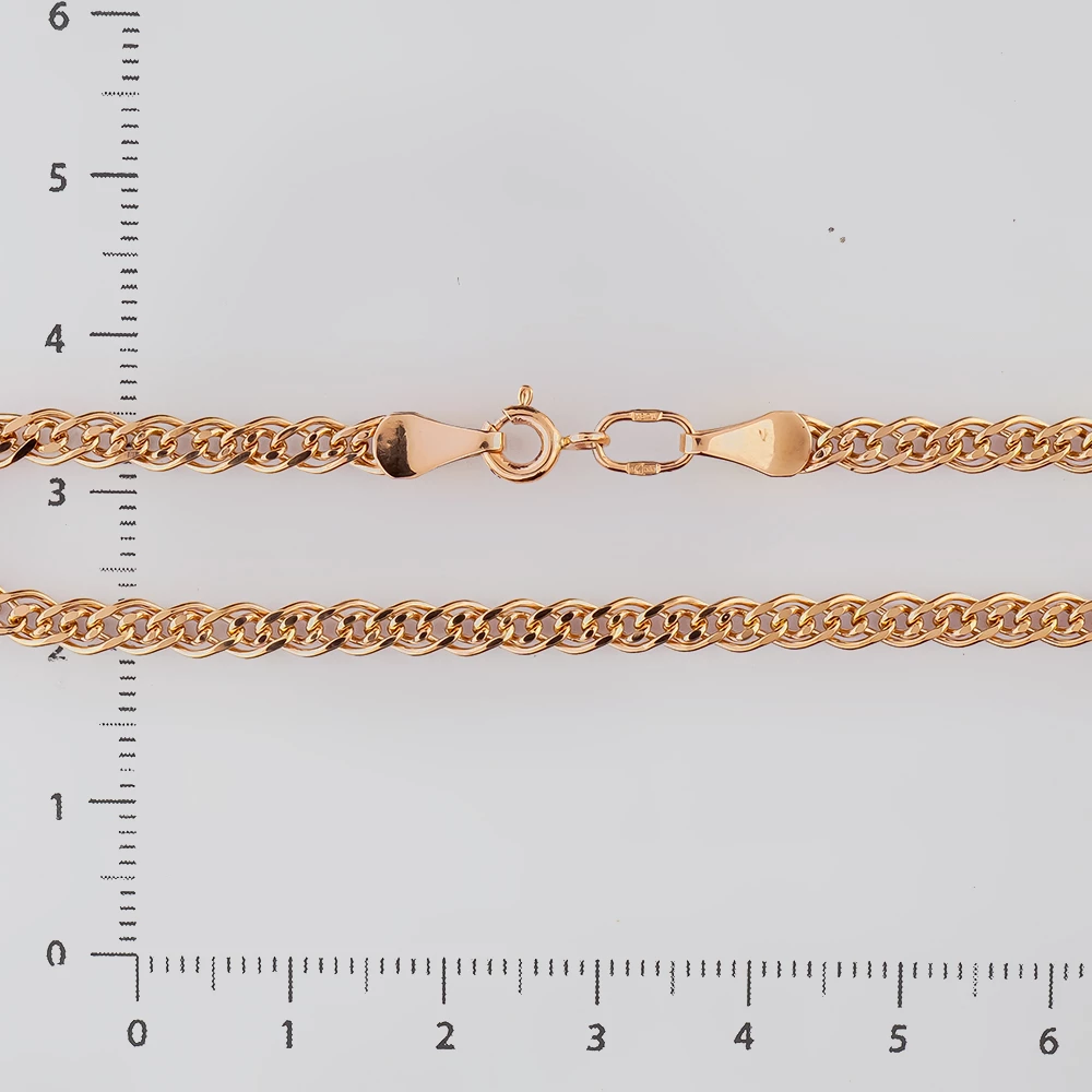 Браслет из красного золота 585 пробы