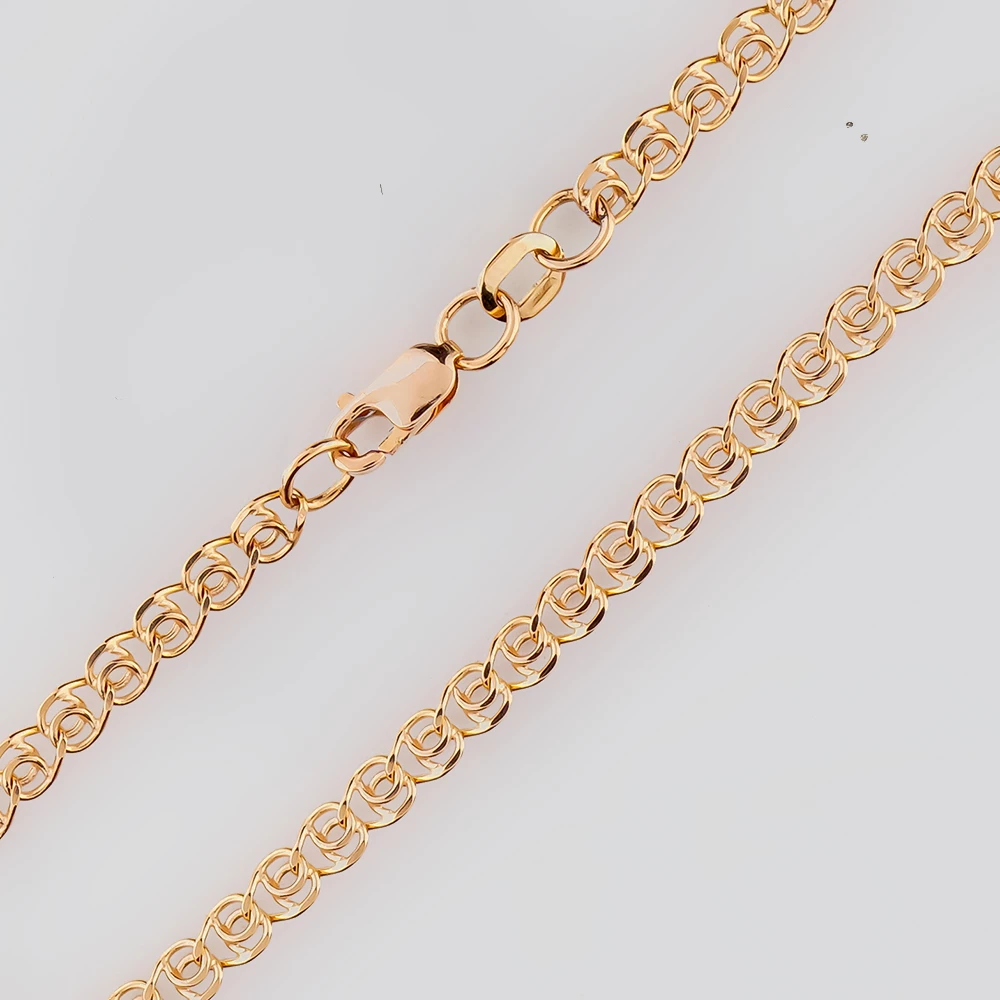 Браслет из красного золота 585 пробы