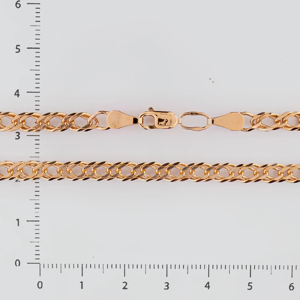 Браслет из красного золота 585 пробы