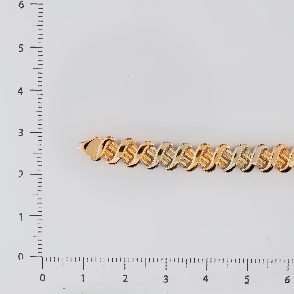 Браслет из красного золота 585 пробы