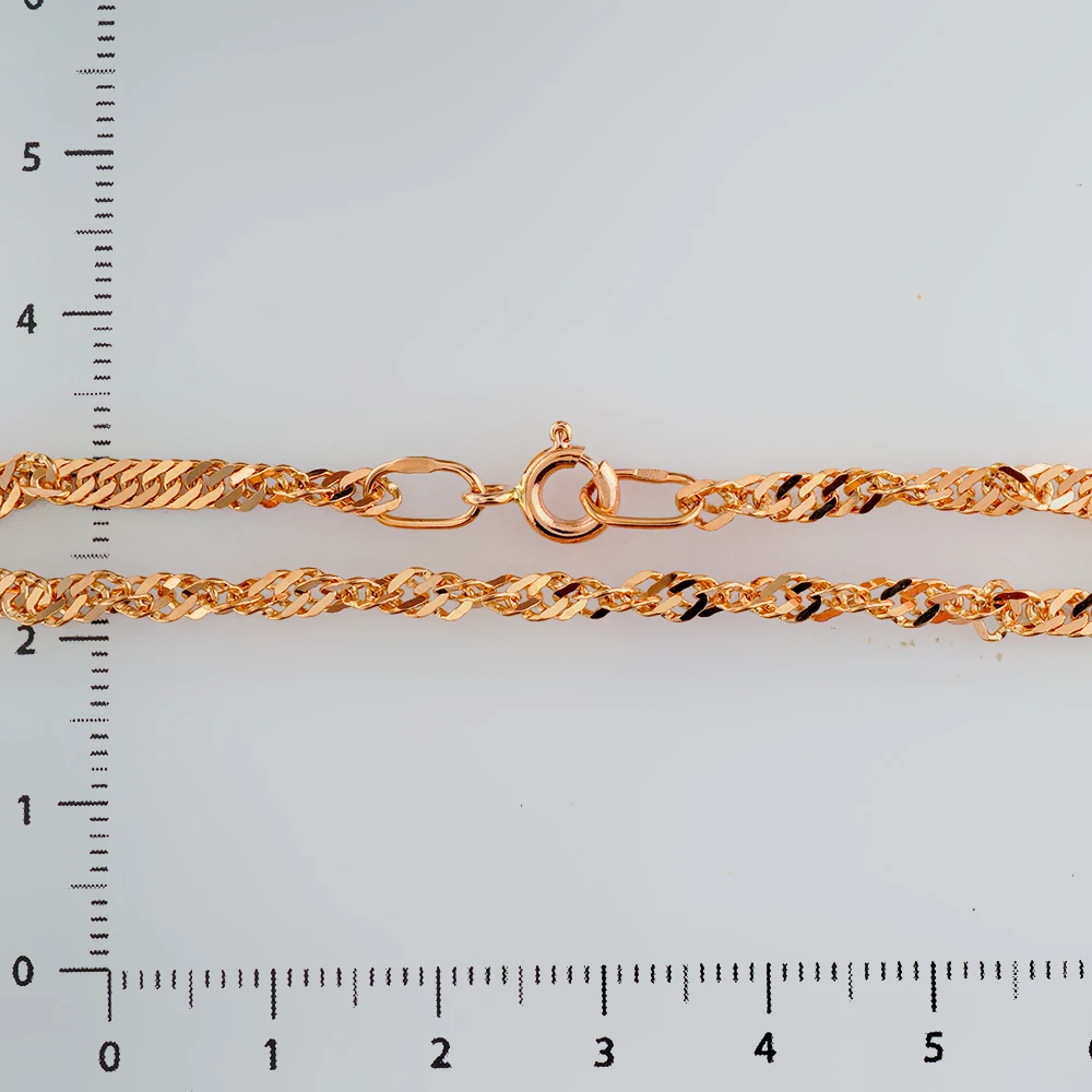 Браслет из красного золота 585 пробы