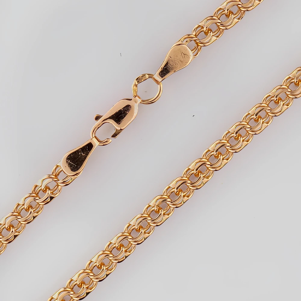 Браслет из красного золота 585 пробы