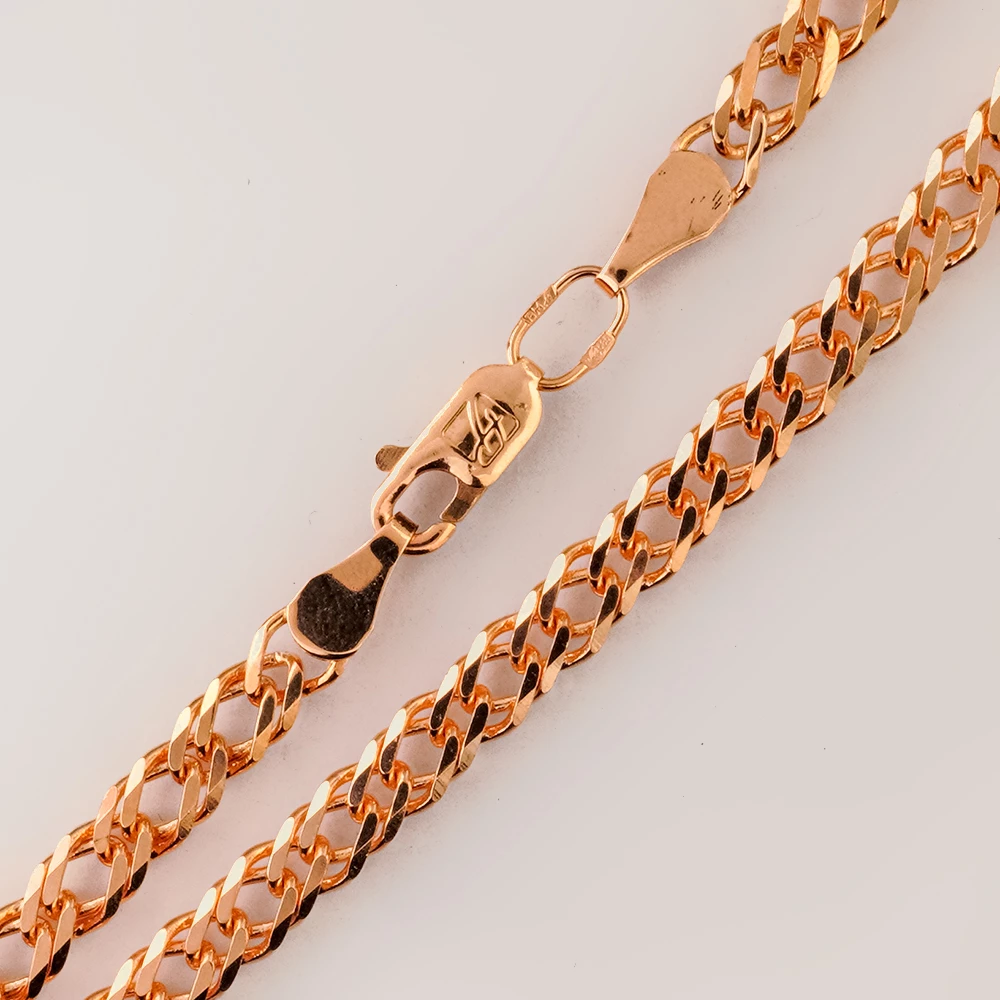 Браслет из красного золота 585 пробы