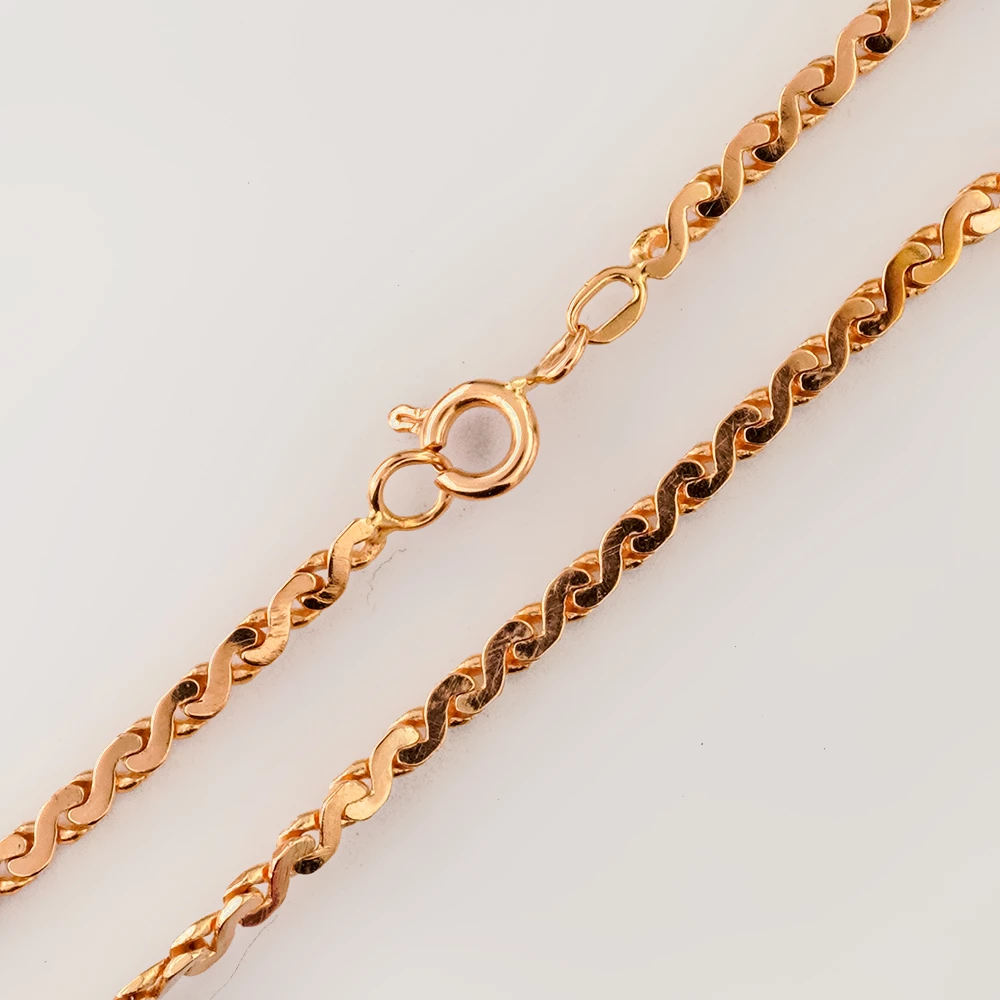 Браслет из красного золота 585 пробы