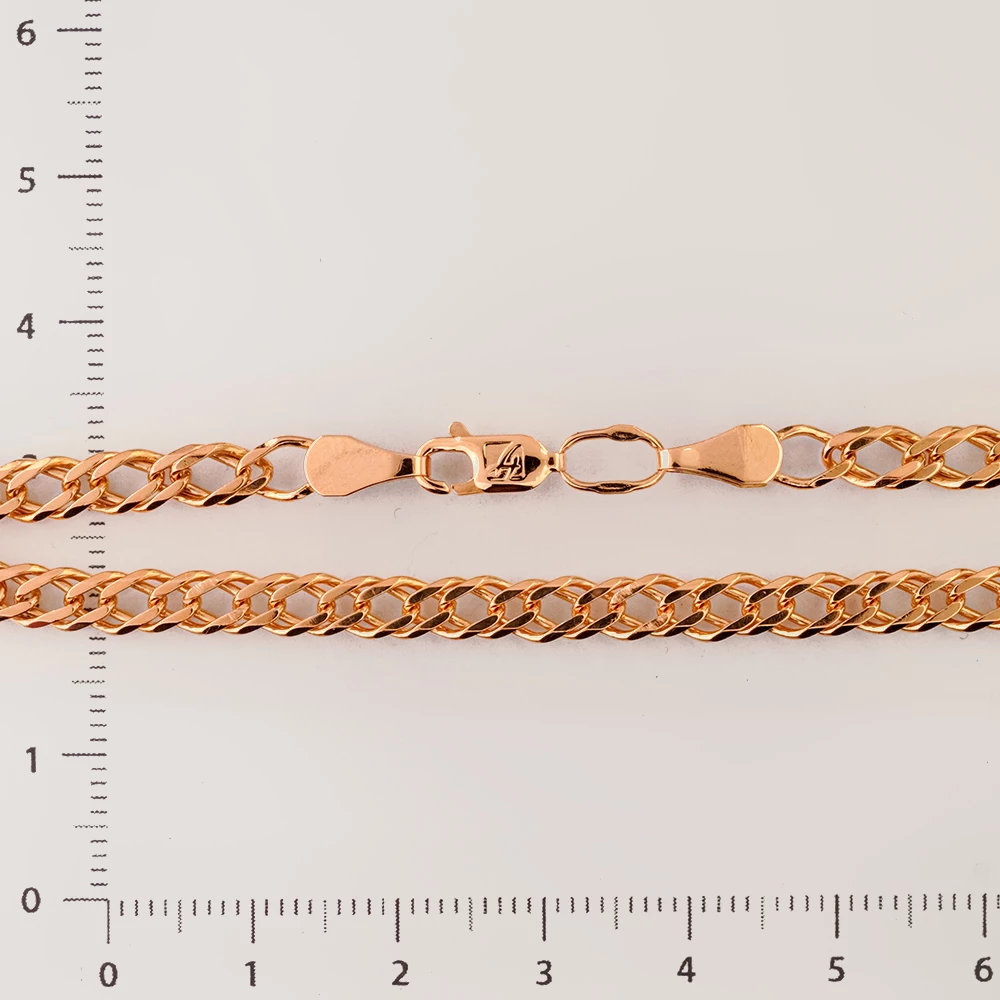 Браслет из красного золота 585 пробы