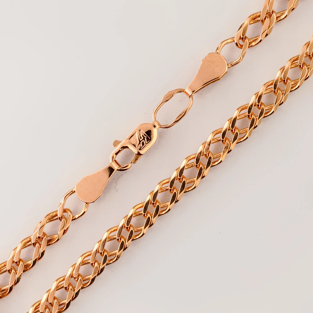 Браслет из красного золота 585 пробы