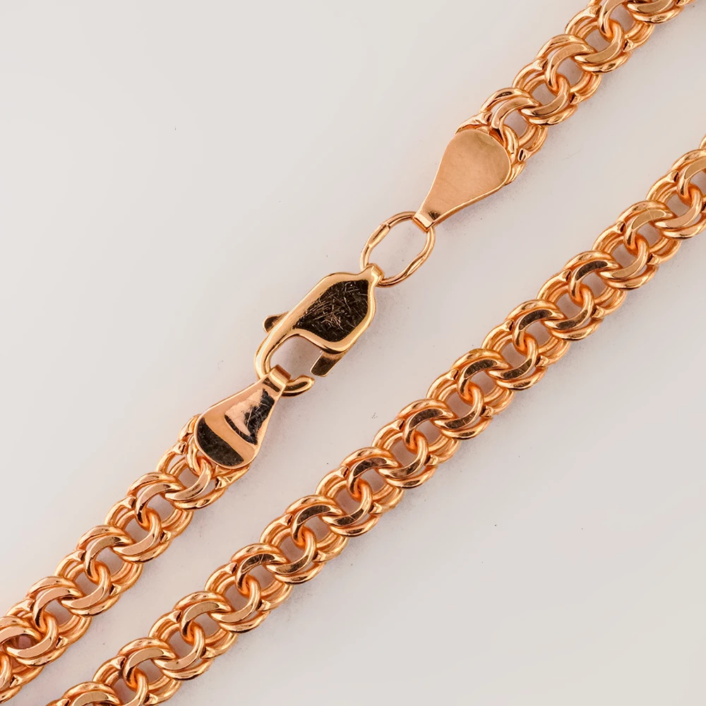 Браслет из красного золота 585 пробы