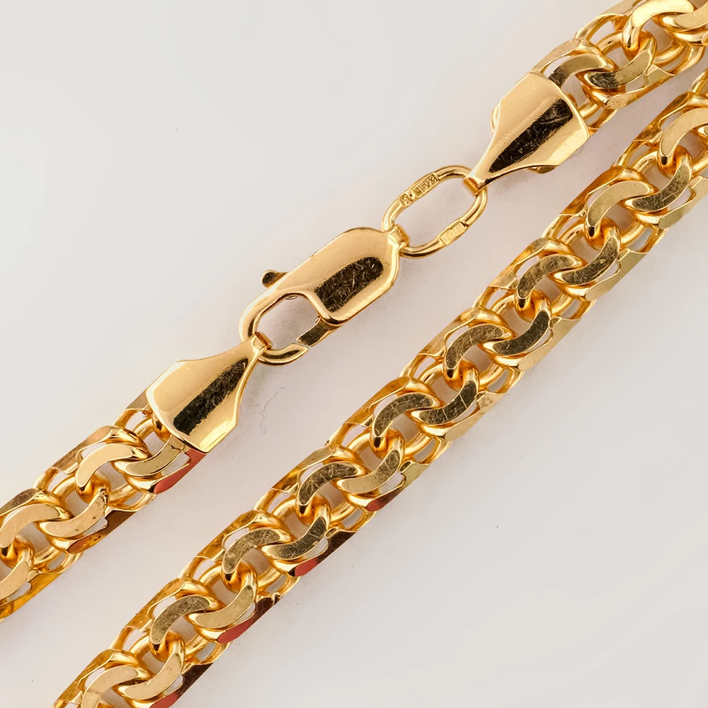 Браслет из желтого золота 585 пробы