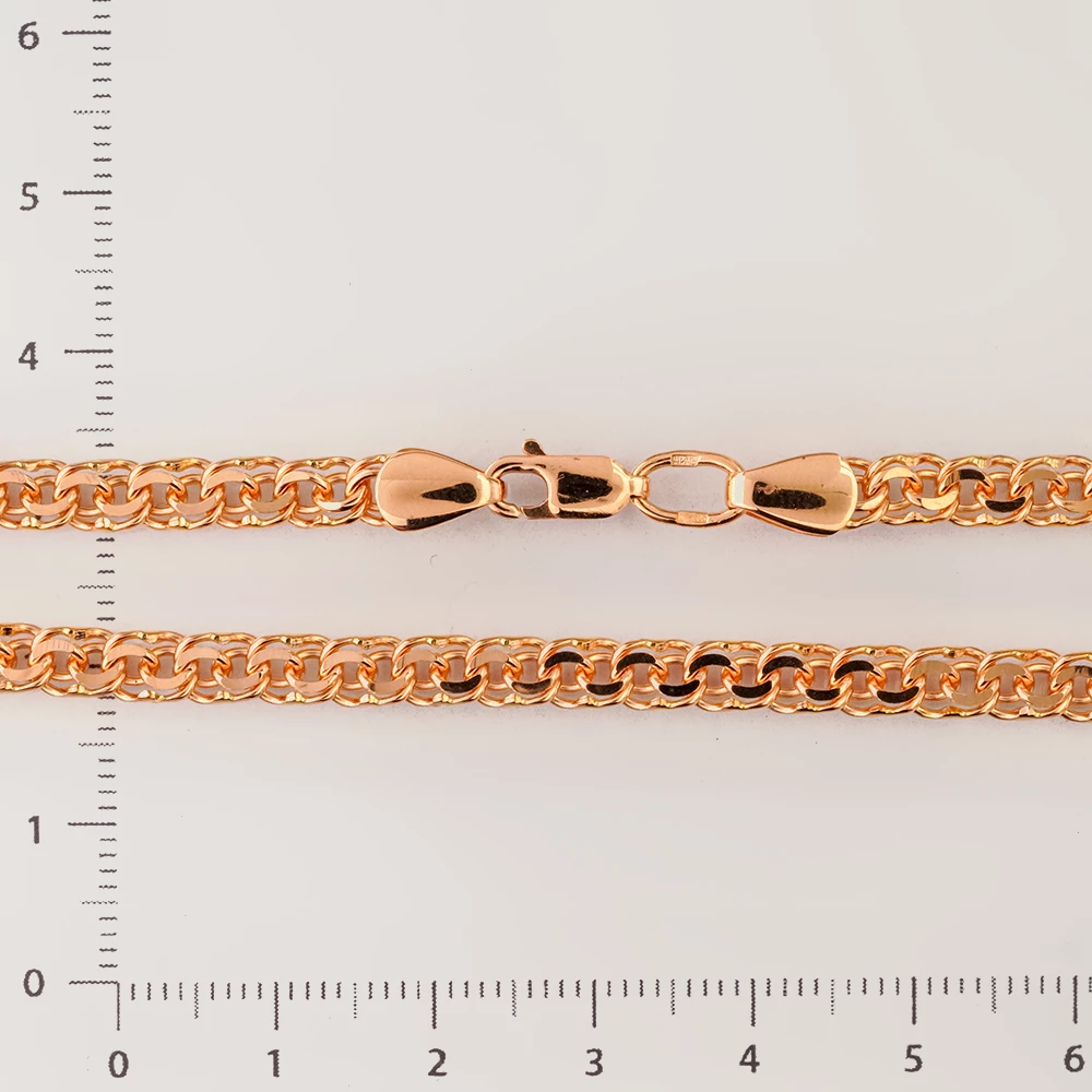 Браслет из красного золота 585 пробы