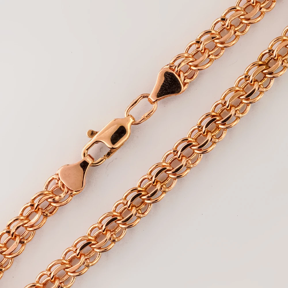 Браслет из красного золота 585 пробы