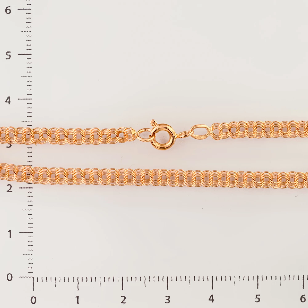 Браслет из красного золота 585 пробы