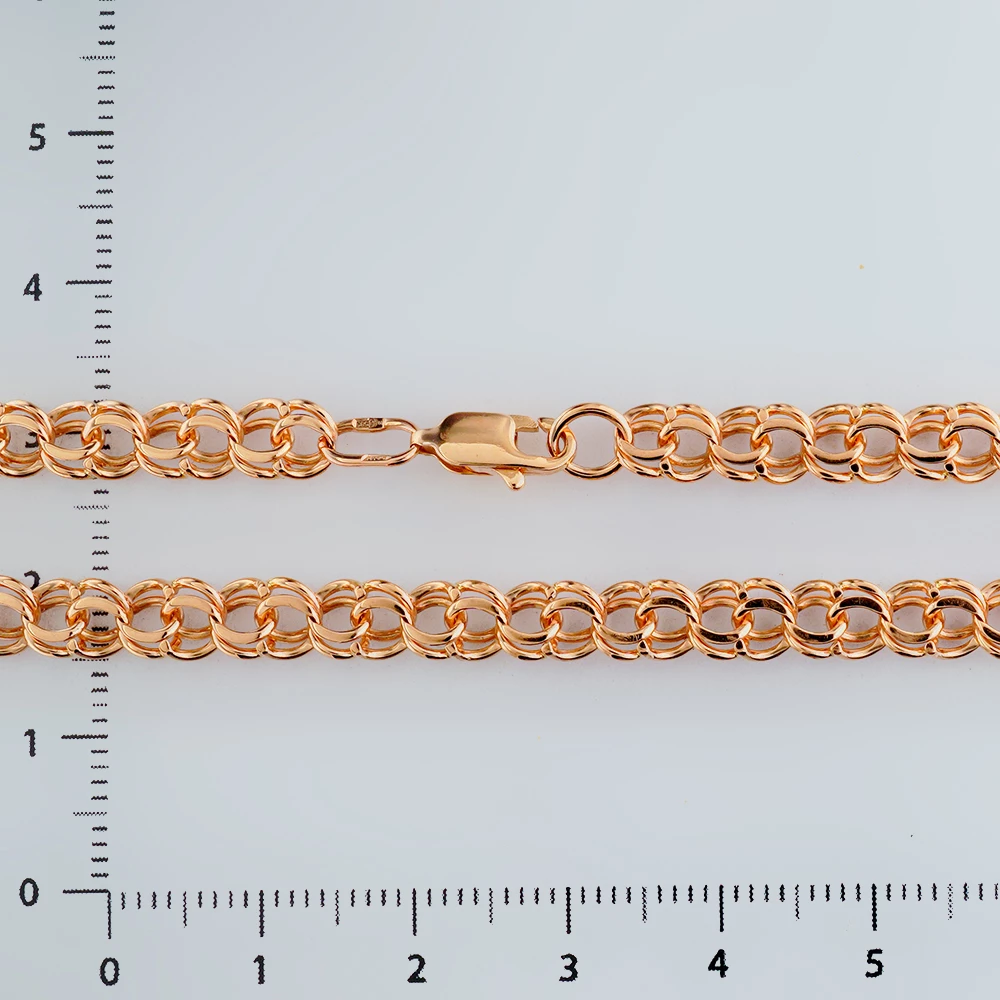 Браслет из красного золота 585 пробы