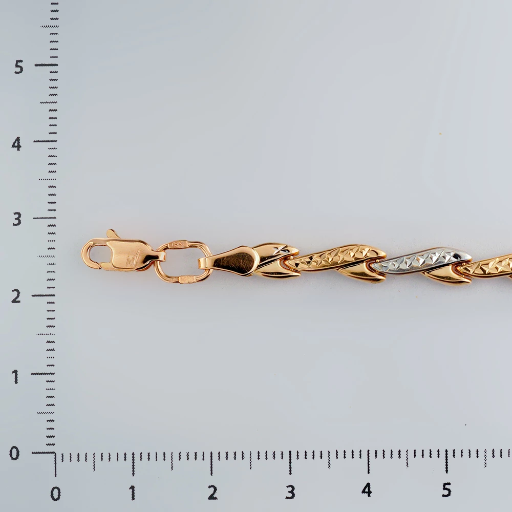 Браслет из красного золота 585 пробы