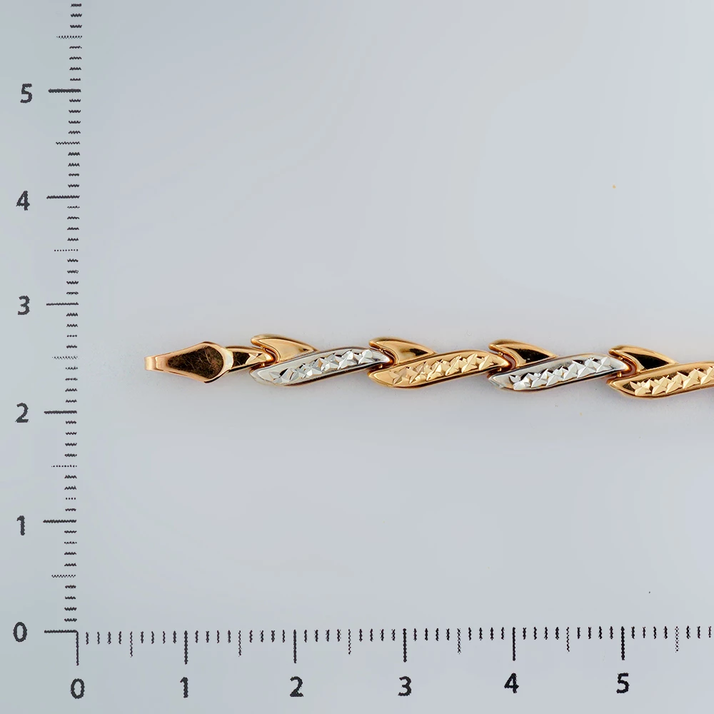 Браслет из красного золота 585 пробы