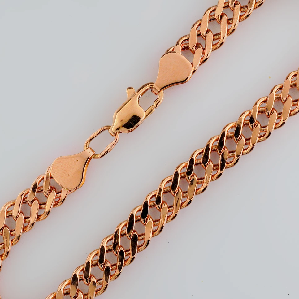 Браслет из красного золота 585 пробы