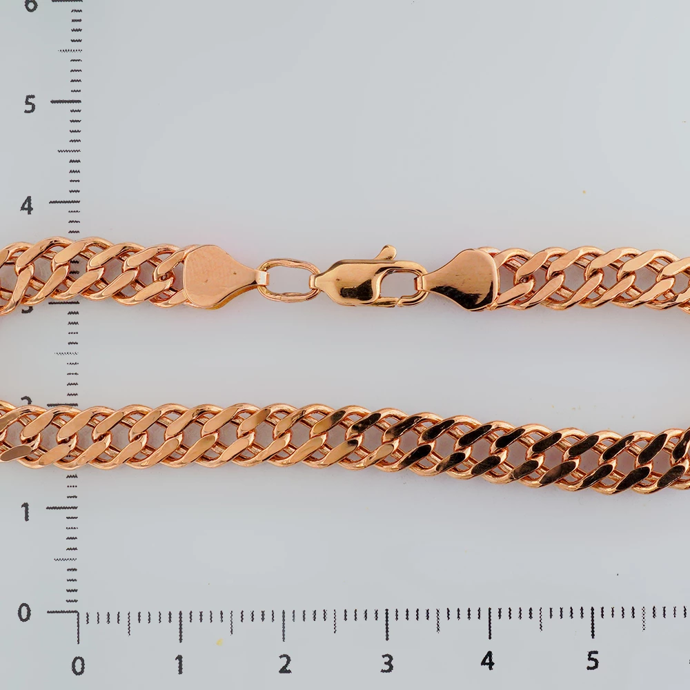 Браслет из красного золота 585 пробы