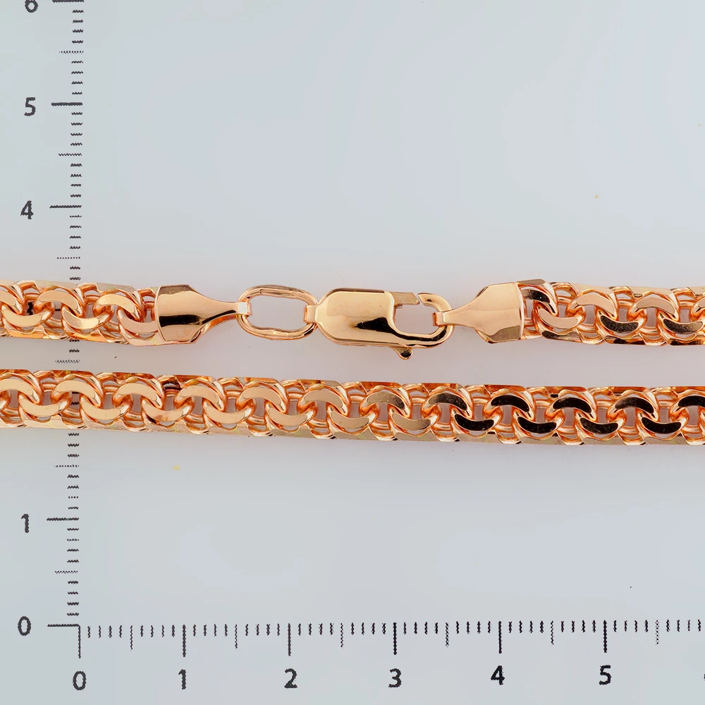 Браслет из красного золота 585 пробы