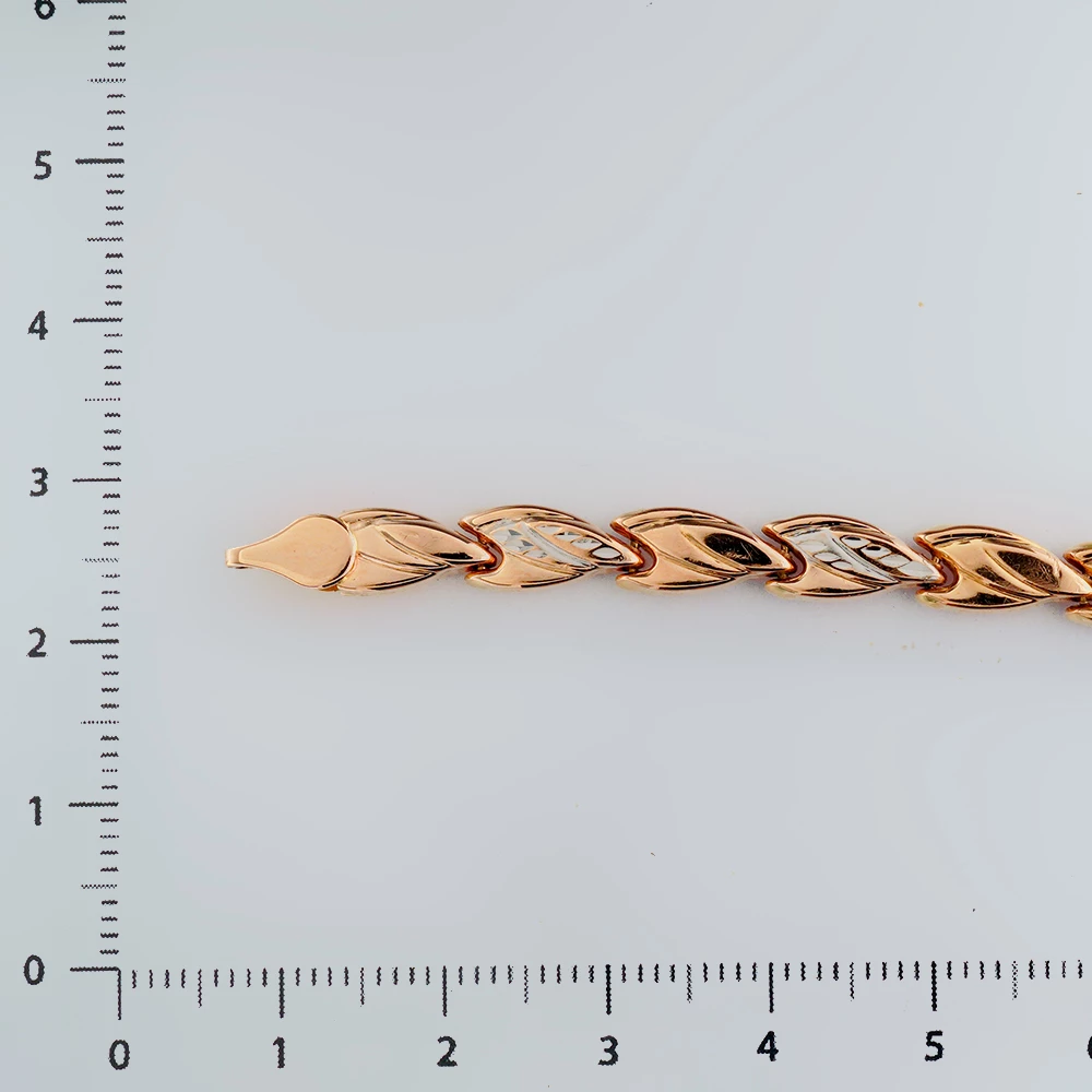 Браслет из красного золота 585 пробы