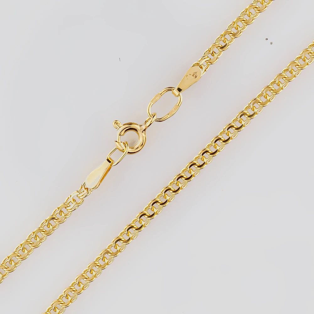 Браслет из желтого золота 585 пробы