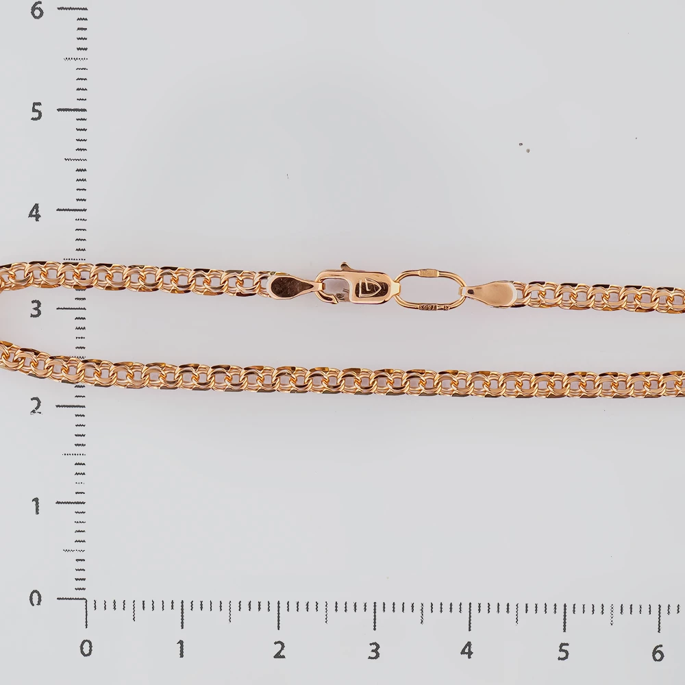 Браслет из красного золота 375 пробы