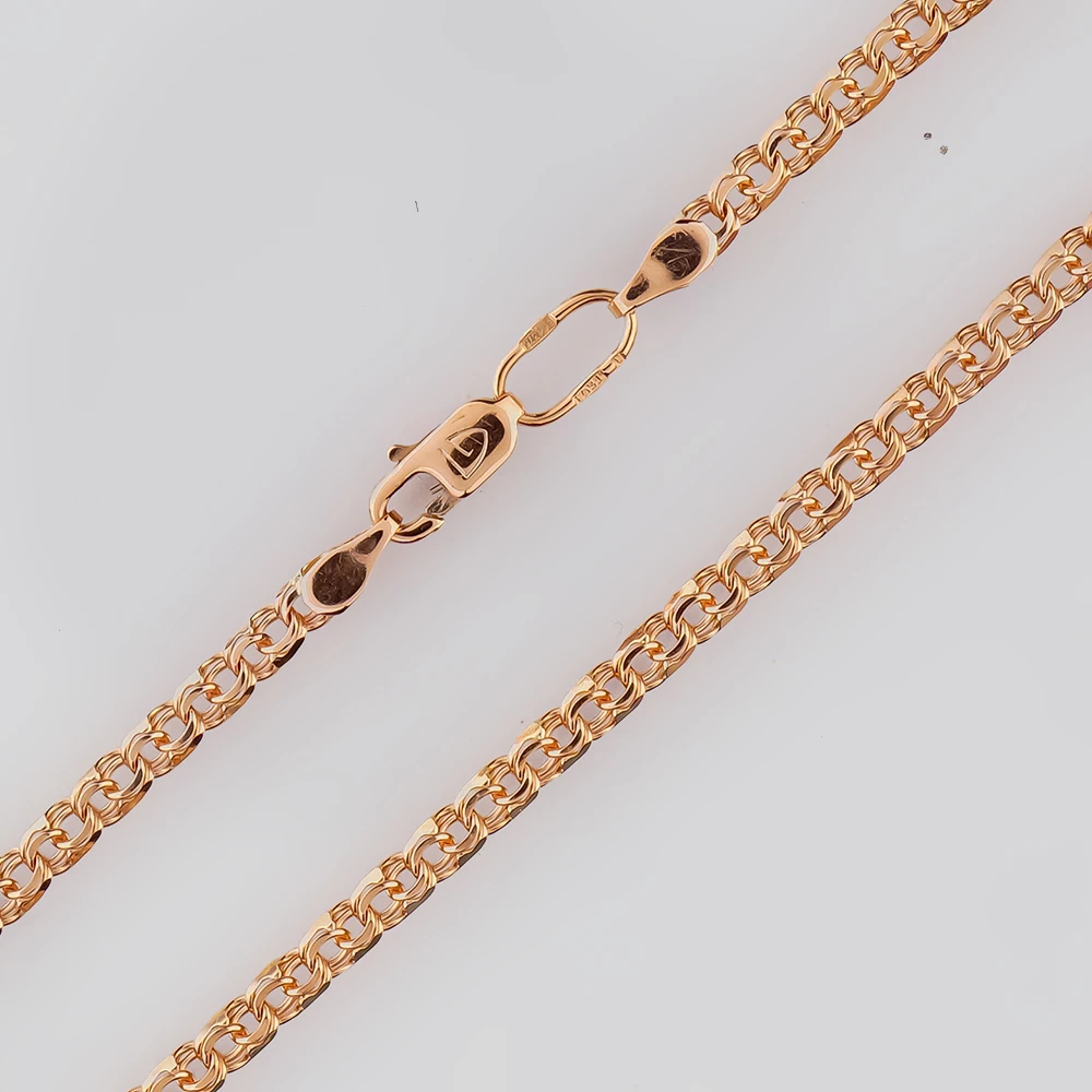 Браслет из красного золота 375 пробы