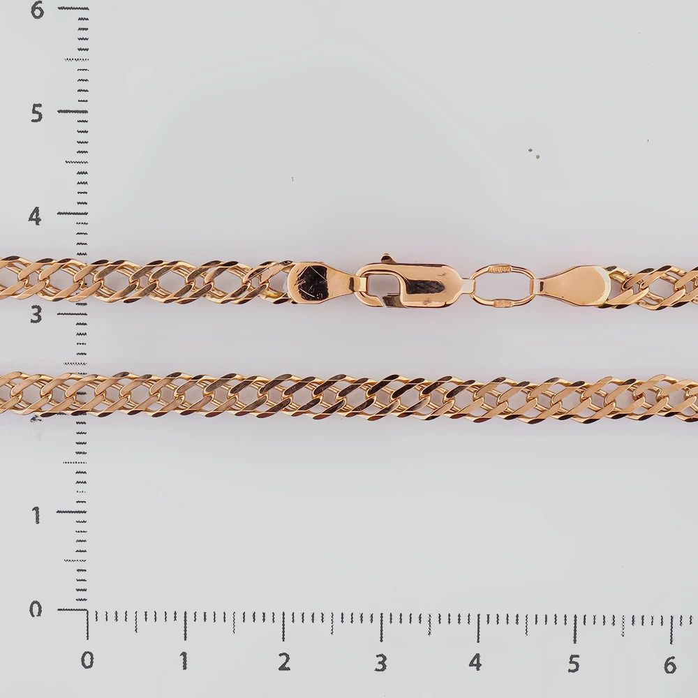 Браслет из красного золота 375 пробы