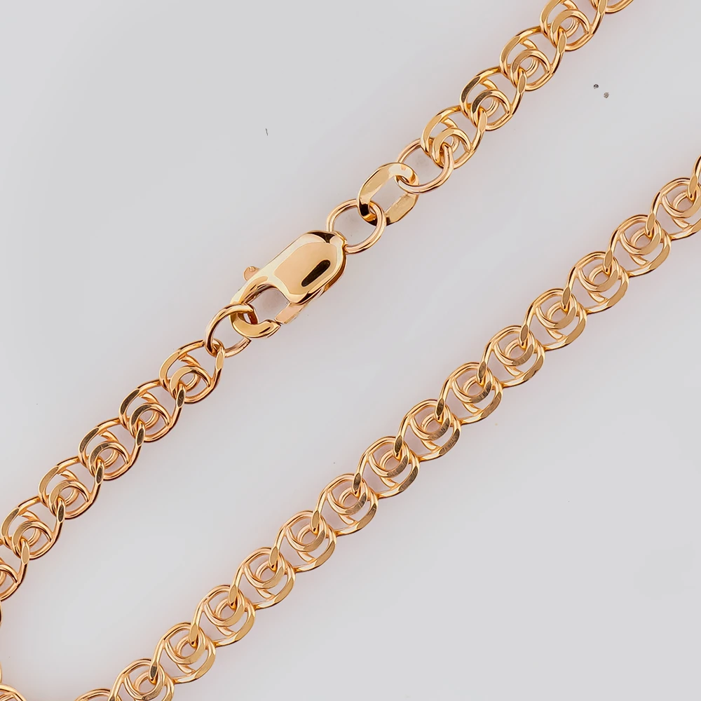 Браслет из красного золота 375 пробы