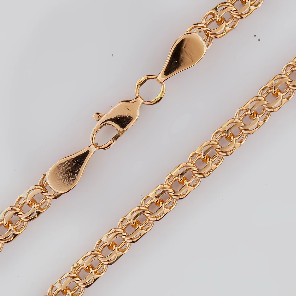 Браслет из красного золота 585 пробы