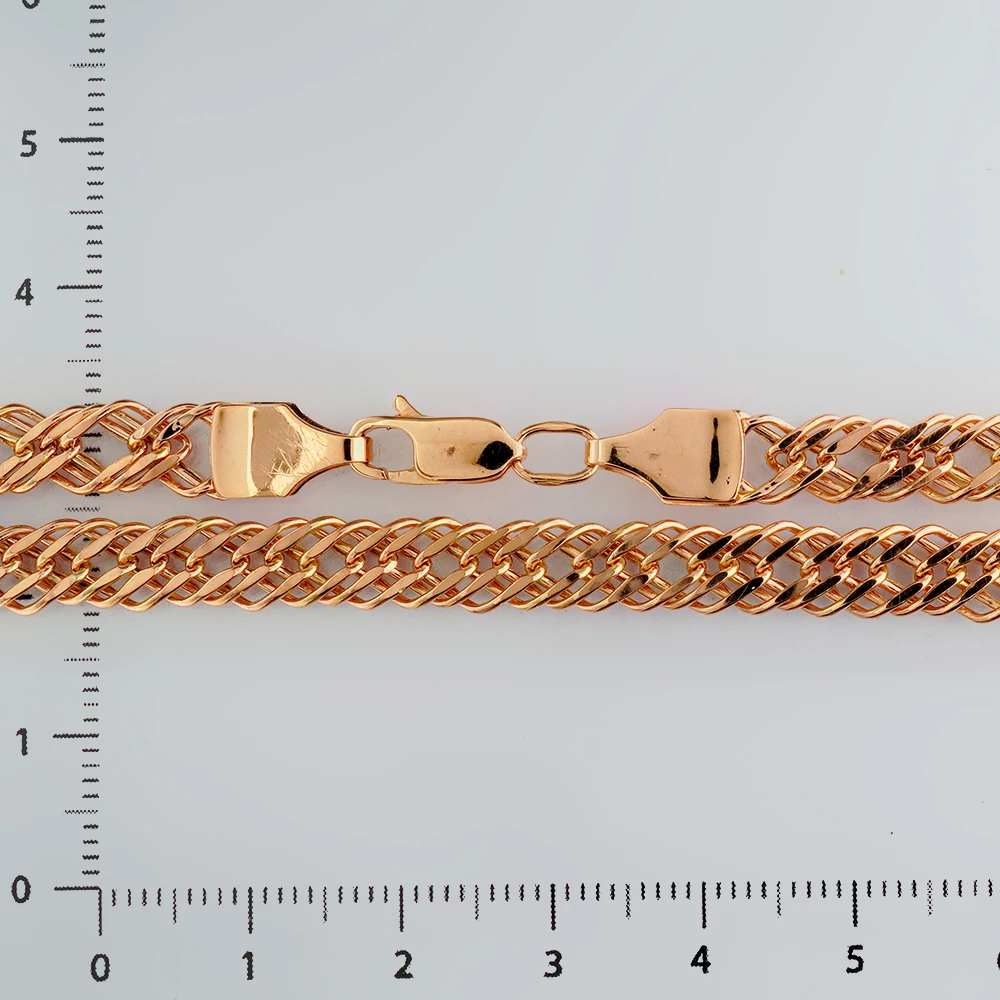 Браслет из красного золота 585 пробы