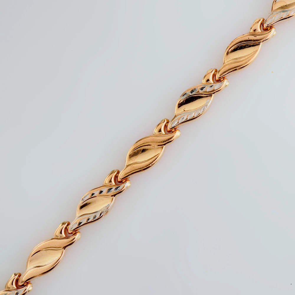 Браслет из красного золота 585 пробы