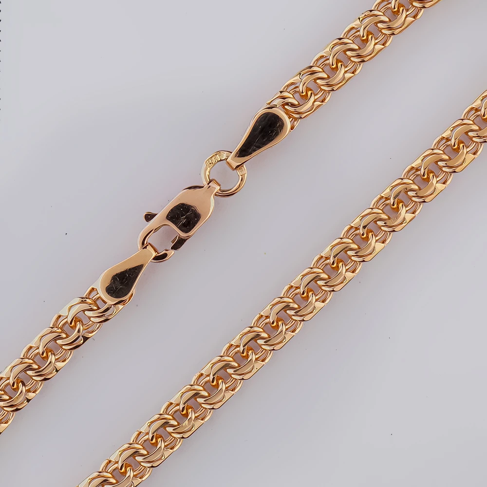 Браслет из красного золота 585 пробы