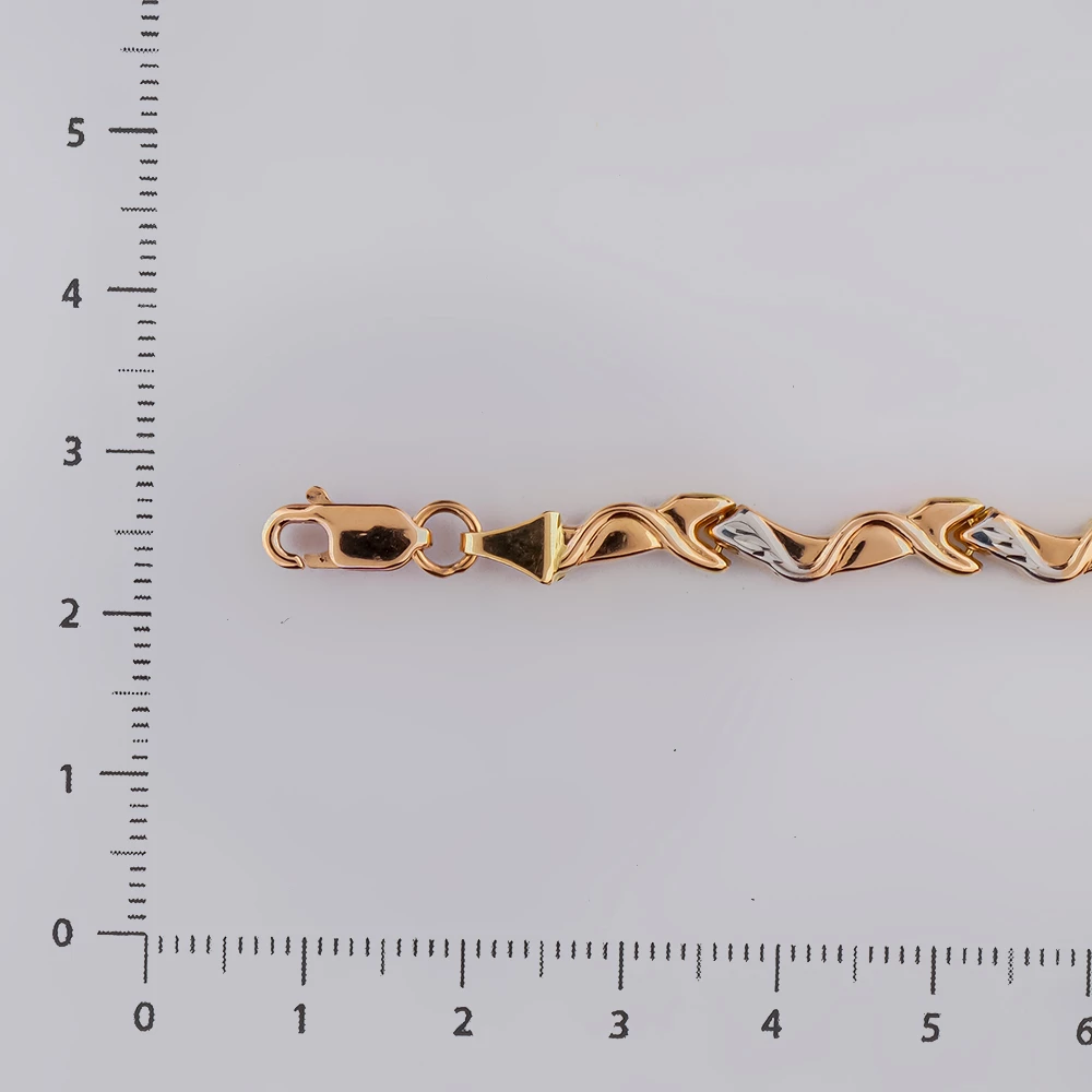 Браслет из красного золота 585 пробы