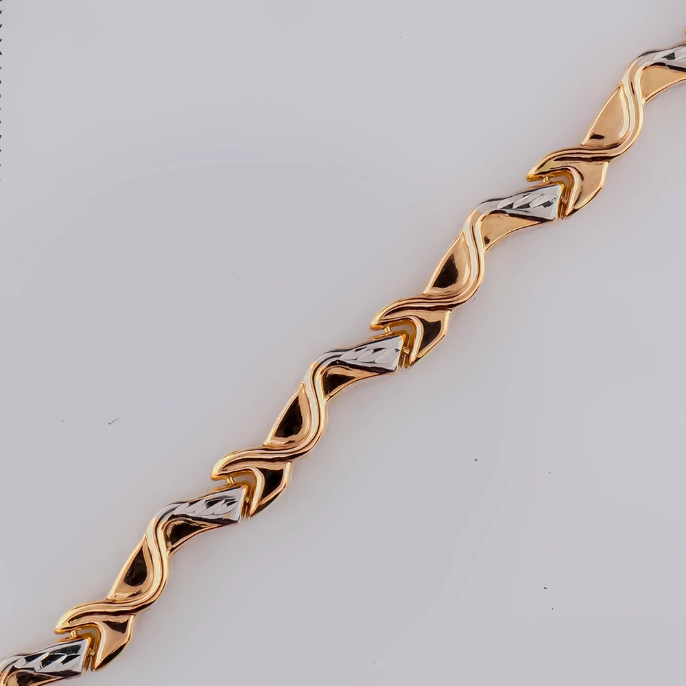 Браслет из красного золота 585 пробы