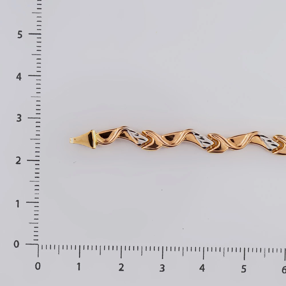 Браслет из красного золота 585 пробы