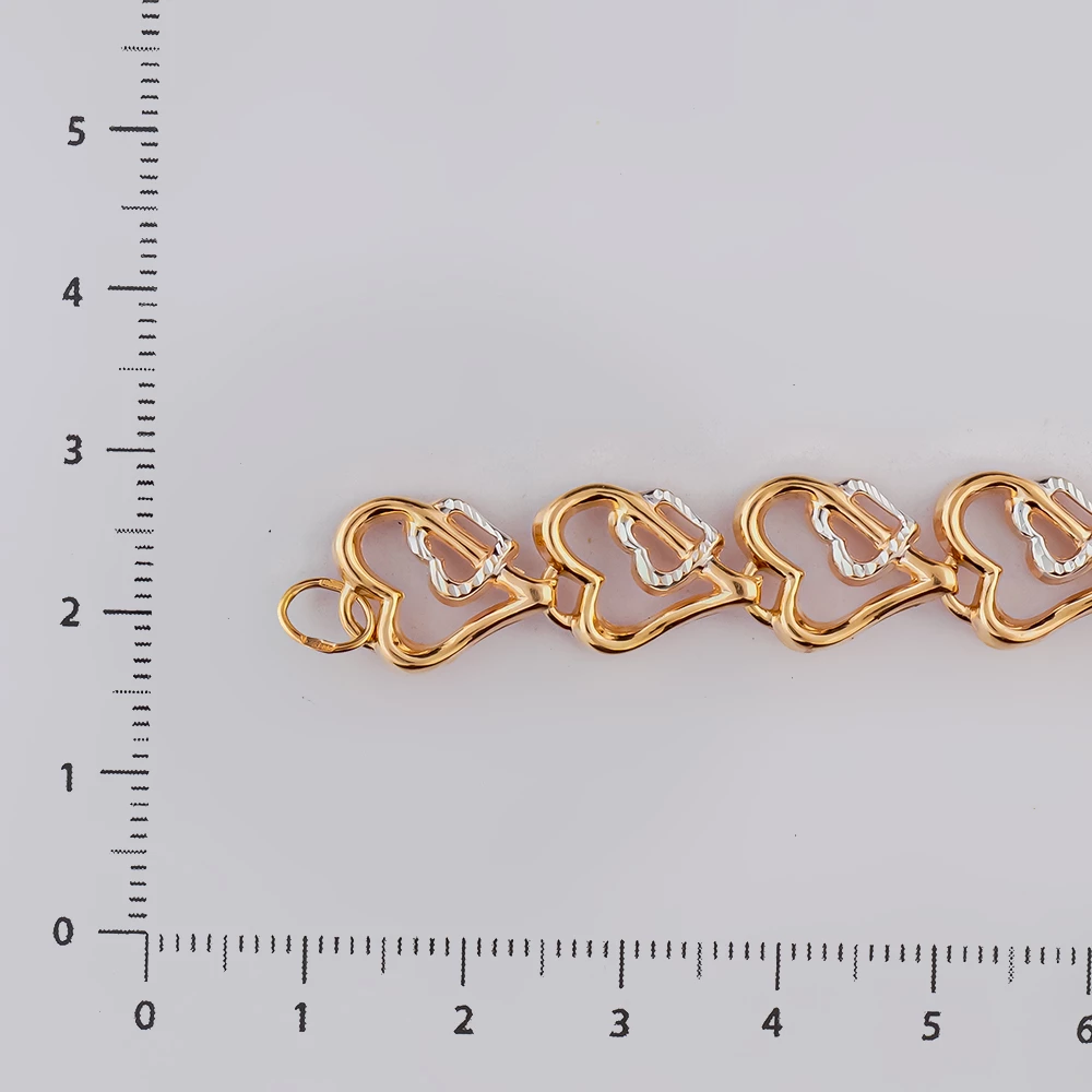 Браслет из красного золота 585 пробы